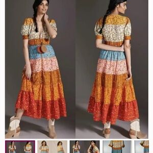 Colorful Bohemian Maxi Dress